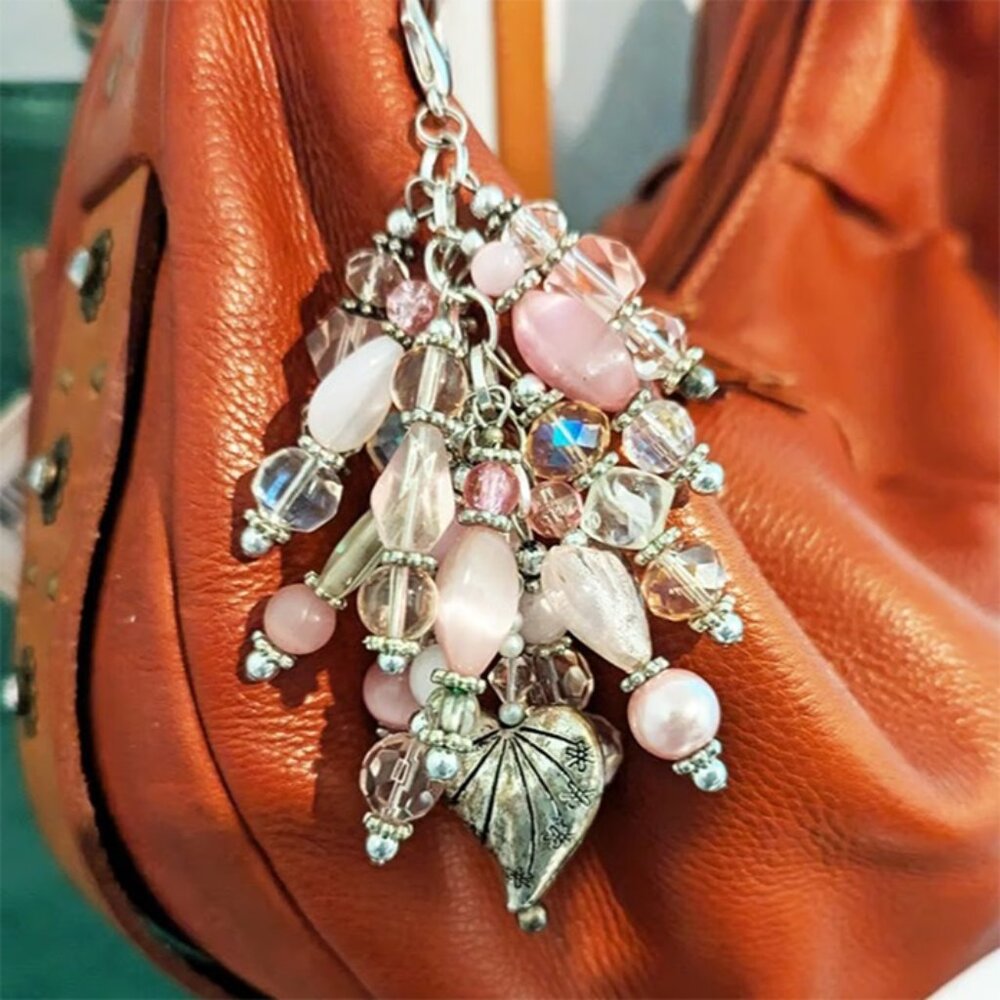 Beautiful Handmade Bag Charm - EUC
